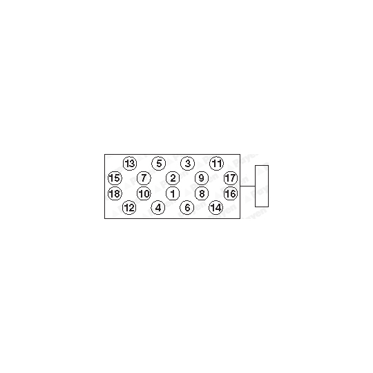 HBS042 - Bolt Kit, cylinder head 