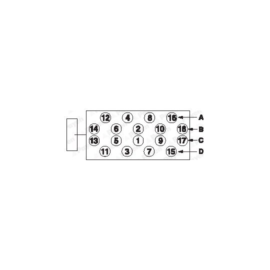 HBS119 - Bolt Kit, cylinder head 