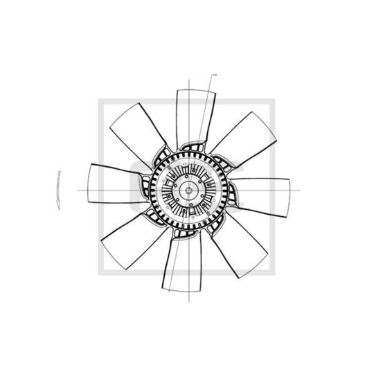 120.551-00A - Fan Wheel, engine cooling 