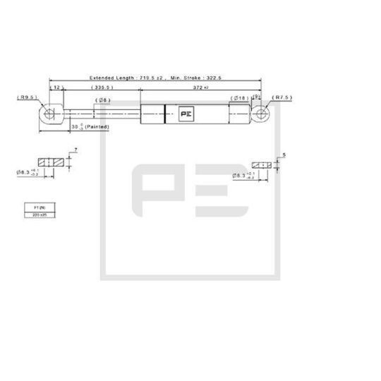 030.343-00A - Gas Spring 