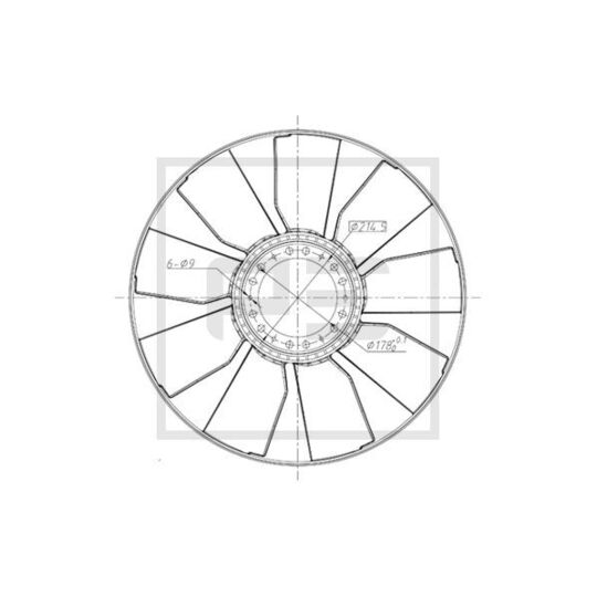 030.181-00A - Fan, radiator 