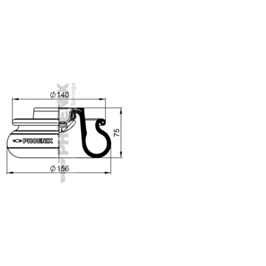 1 A 04 Z - Pneumatic suspension bellows 