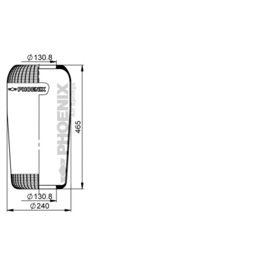 1 F 21 - Pneumatic suspension bellows 