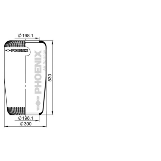 1 F 32 B - Pneumatic suspension bellows 