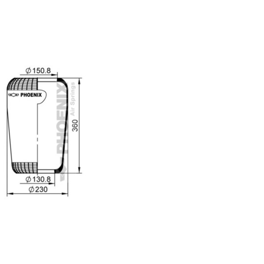 2 F 18 - Pneumatic suspension bellows 