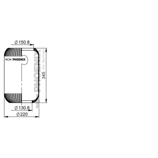 2 G 20 - Pneumatic suspension bellows 