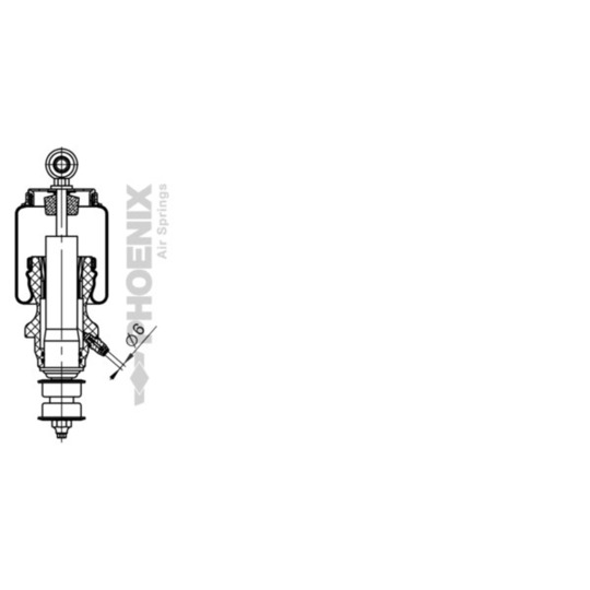 CD 075 121 011 - Driver's cab suspension bellows 