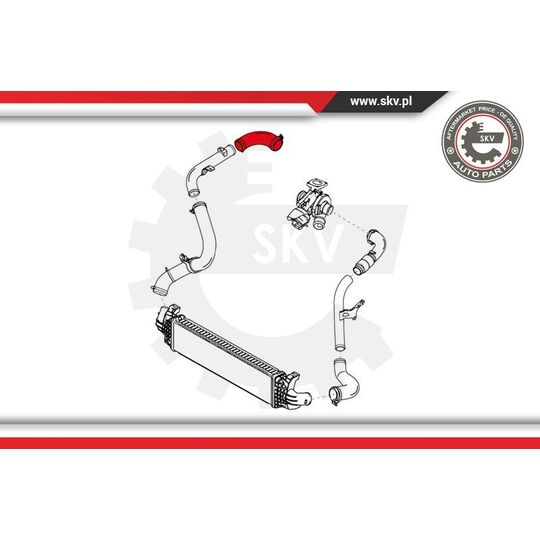 24SKV027 - Charger Air Hose 