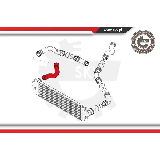24SKV018 - Charger Air Hose 