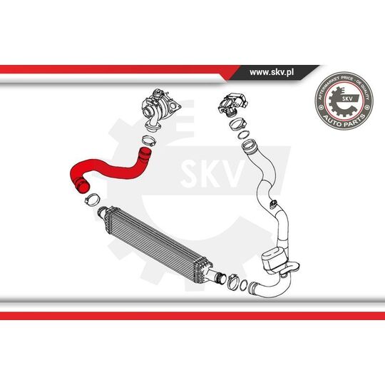 24SKV123 - Charger Air Hose 