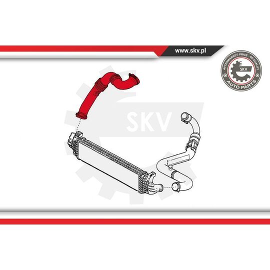24SKV781 - Charger Air Hose 