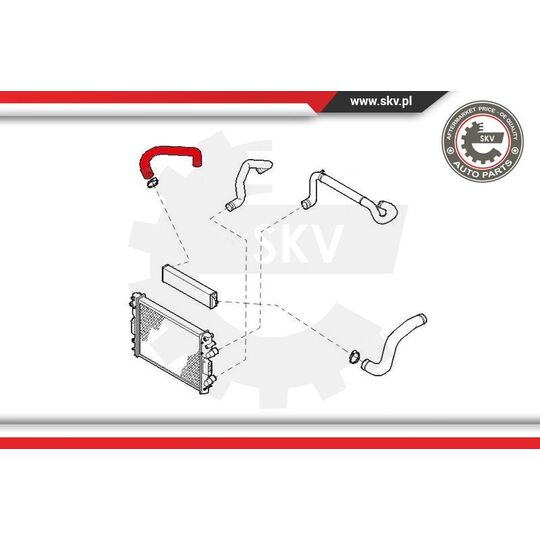 24SKV679 - Charger Air Hose 