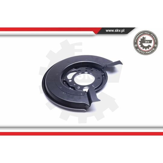 57SKV650 - Splash Panel, brake disc 