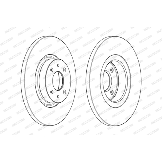 DDF1070 - Brake Disc 