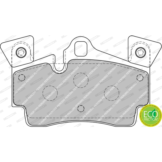 FDB1835 - Brake Pad Set, disc brake 