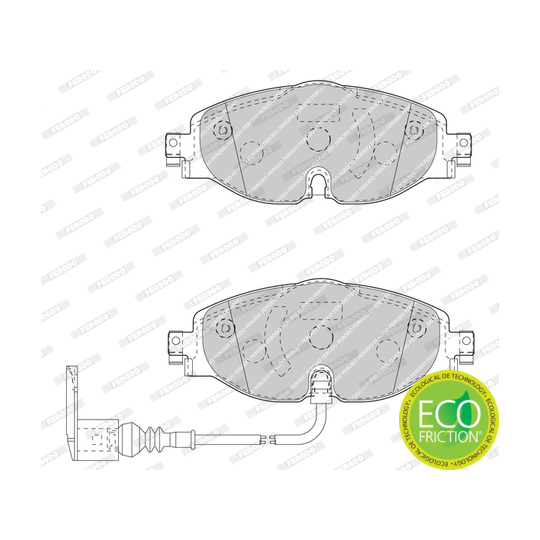 FDB4433 - Brake Pad Set, disc brake 