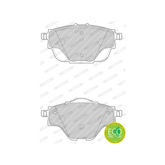 FDB4766 - Brake Pad Set, disc brake 