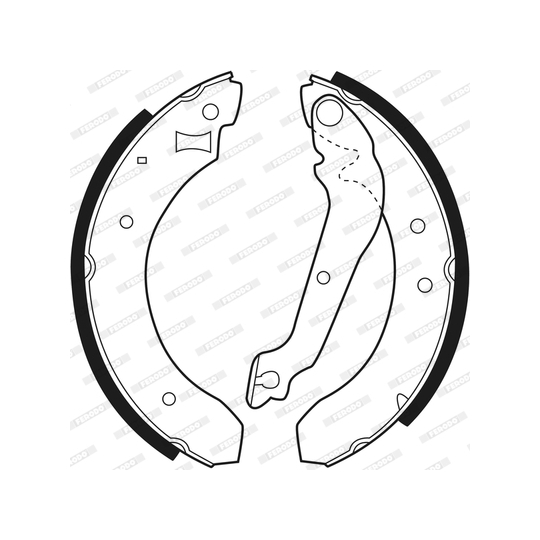 FSB176 - Brake Shoe Set 