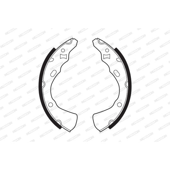 FSB264 - Brake Shoe Set 