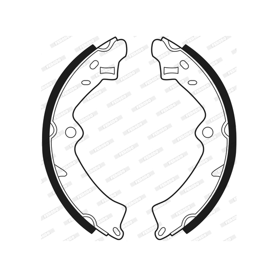 FSB260 - Brake Shoe Set 