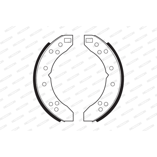 FSB346 - Brake Shoe Set 