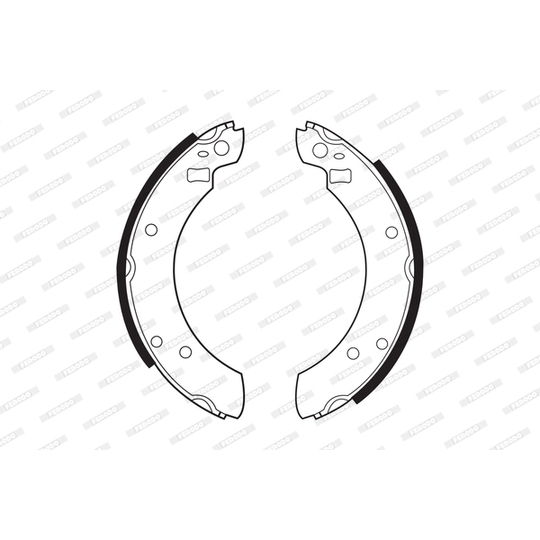 FSB363 - Brake Shoe Set 