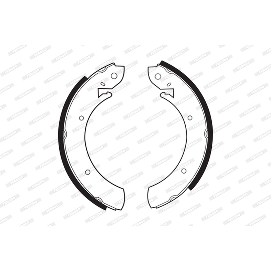 FSB361 - Brake Shoe Set 