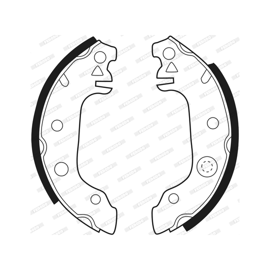 FSB4 - Brake Shoe Set 