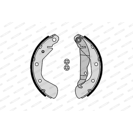 FSB4184 - Brake Shoe Set 