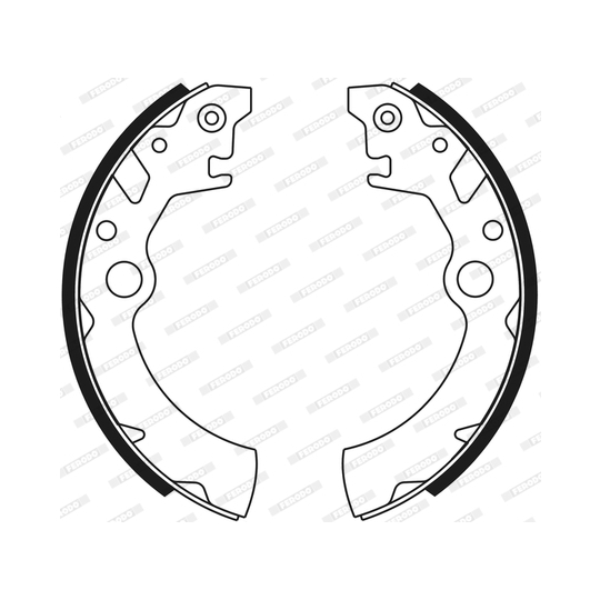 FSB561 - Brake Shoe Set 