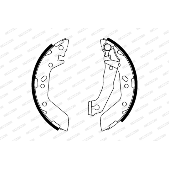 FSB606 - Brake Shoe Set 