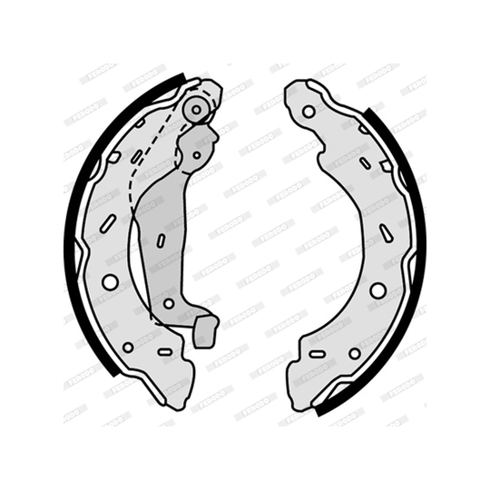 FSB614 - Brake Shoe Set 