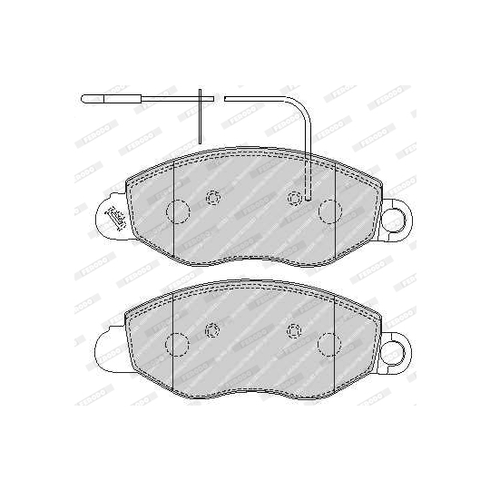 FVR1616 - Brake Pad Set, disc brake 