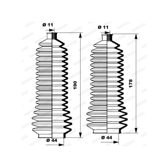 K150131 - Bellow Set, steering 