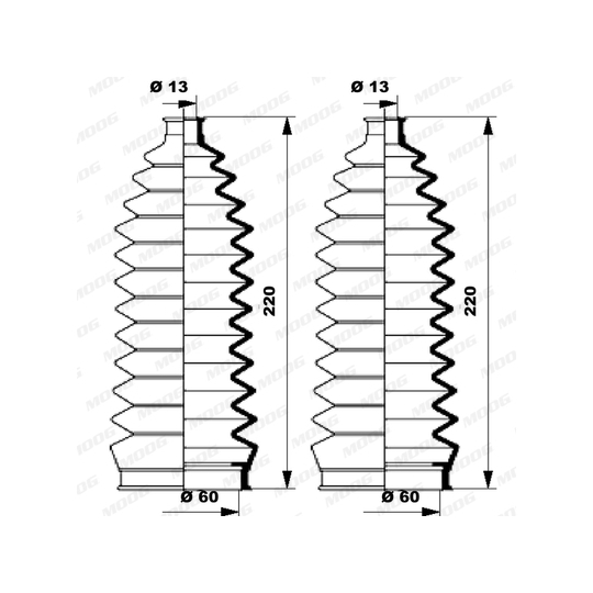 K150148 - Bellow Set, steering 