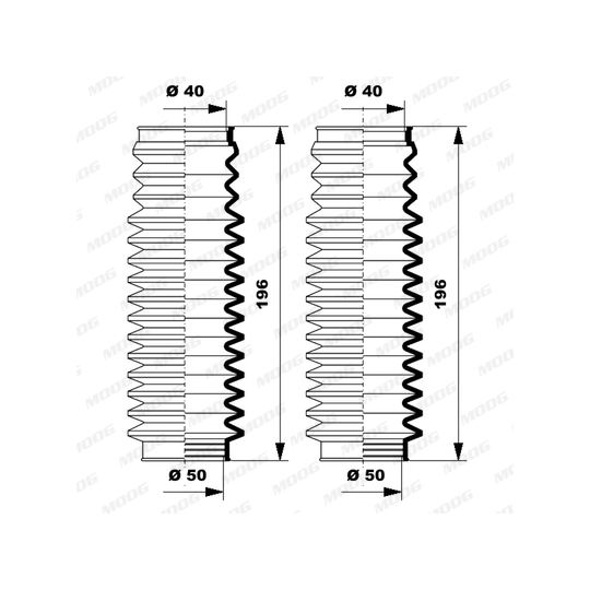 K150162 - Bälgsats, styrsystem 