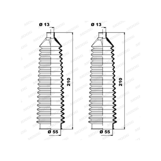 K150217 - Bellow Set, steering 