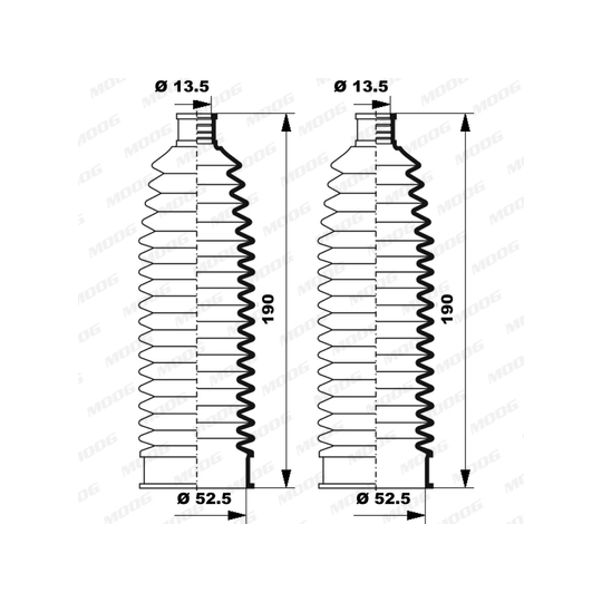 K150254 - Bälgsats, styrsystem 