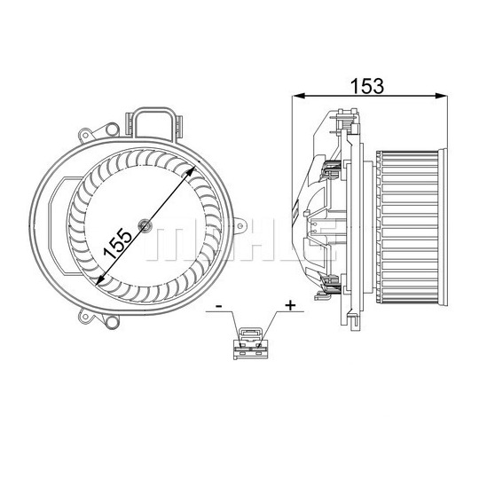 AB 257 000S - Interior Blower 