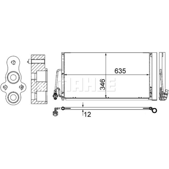 AC 590 000S - Lauhdutin, ilmastointilaite 