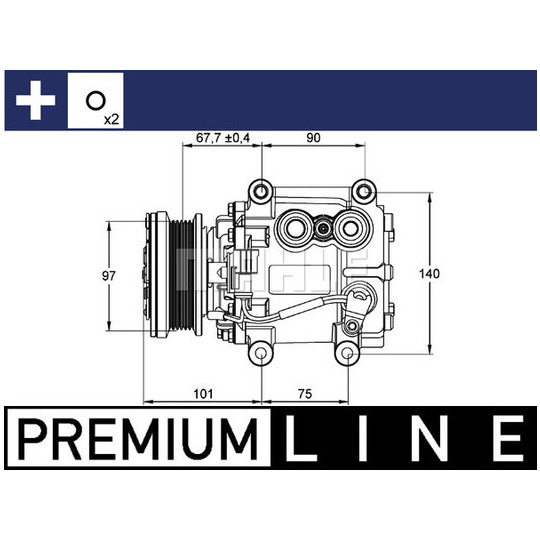 ACP 1099 000P - Kompressor, kliimaseade 