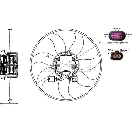 CFF 170 000S - Fan, radiator 