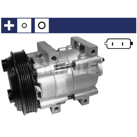 ACP 845 000S - Kompressor, klimatanläggning 