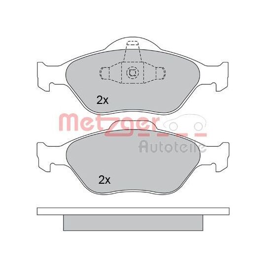 1170045 - Brake Pad Set, disc brake 