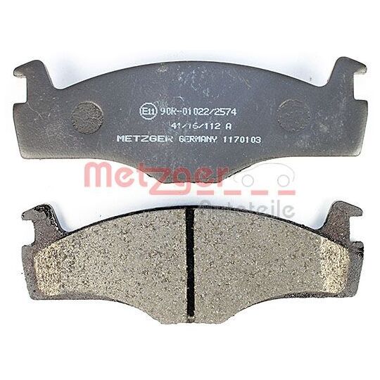 1170103 - Brake Pad Set, disc brake 