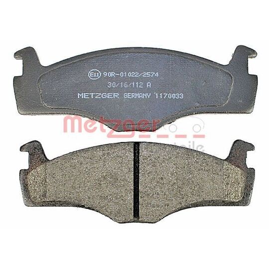 1170033 - Brake Pad Set, disc brake 