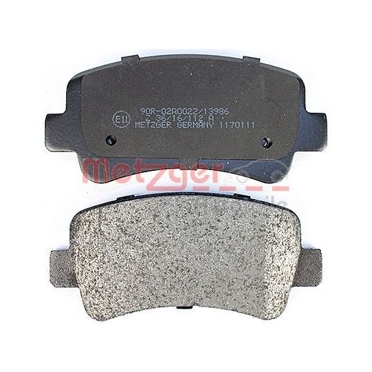 1170111 - Brake Pad Set, disc brake 