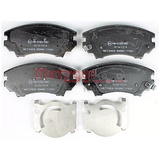 1170221 - Brake Pad Set, disc brake 