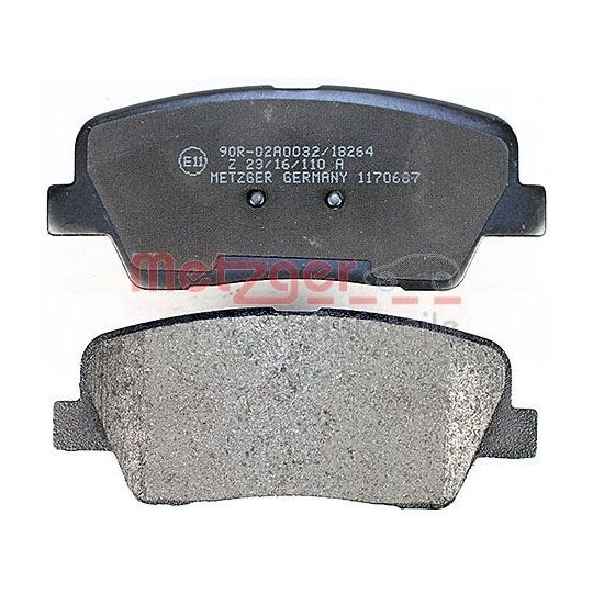 1170687 - Brake Pad Set, disc brake 
