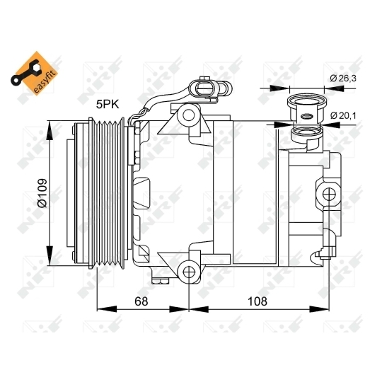 32083 - Compressor, air conditioning 